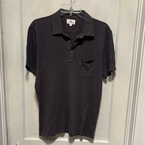 Ag Adriano Goldschmied Men's Dark Gary Polo Shirt Medium New without Tags
